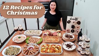 12 Recipes for Christmas | w/ mini Dessert Section
