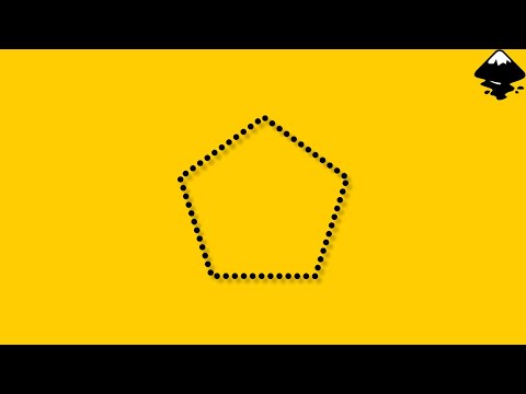 How to create a dotted outline in Inkscape