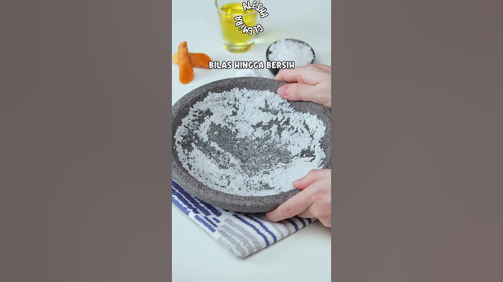 Cara membersihkan cobek ulekan sambal yang baru di beli - Home Decor - street food