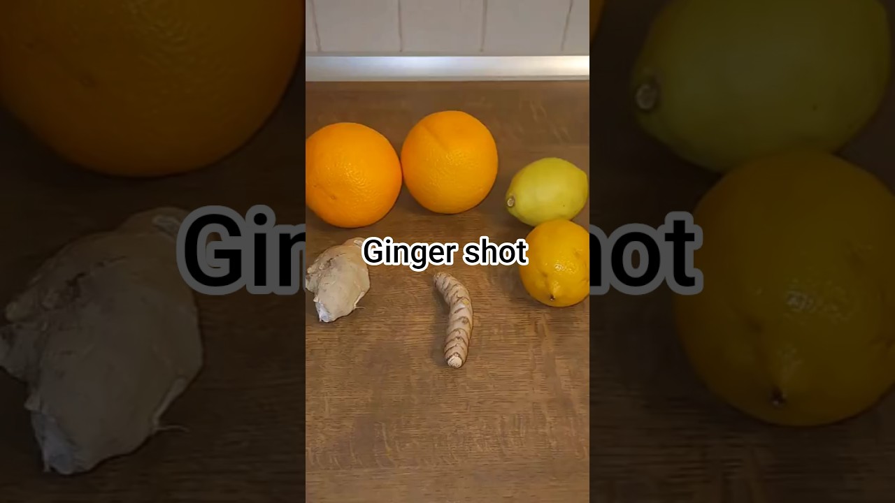 Зимний напиток для иммунитета | Имбирь, куркума, лимон и апельсин 🌿