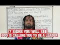 7 Signs God Called You To Be A Leader
