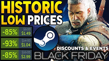 Awesome NEW Steam BLACK FRIDAY 2025 Game DEALS - Tons of HISTORIC LOW Steam Deals!
