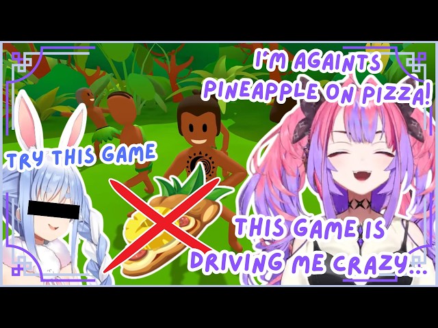 IYARASHII Vivi Is Againts PINEAPPLE PIZZA! She ROASTS Pekora's