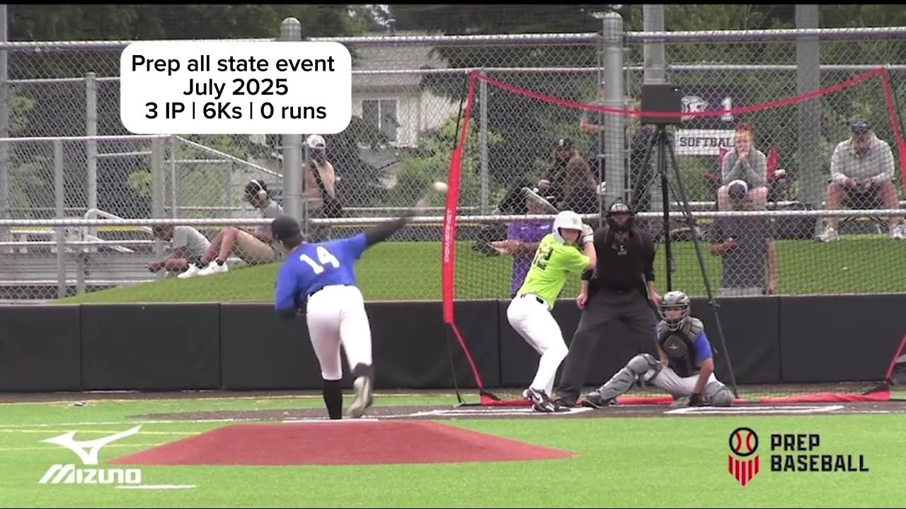 Sennet Timmermans c/o 2028. RHP. Prep All State Event July 2025
