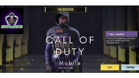 Call of Dut®: Mobile - Garena Season 9 Nightmare Battle Pass : Iskra Arachnis