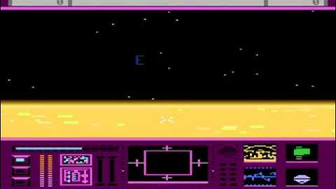 Atari 8-bit The Last Starfighter - hidden Star Trek Enterprise ship