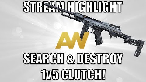 Stream Highlight: Search & Destroy 1 vs 5 Clutch in Advanced Warfare!