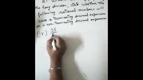 35 / 50 will have terminating decimal or non terminating decimal expansion.