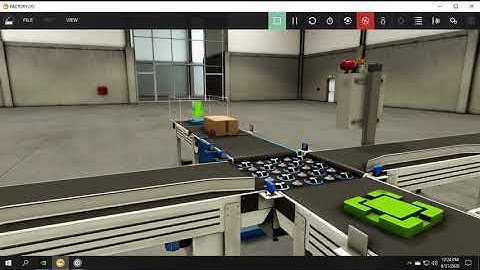 Factory IO Sorting by Weight exercise link to control IO driver