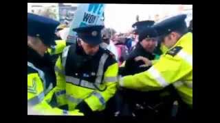 rights to water protest in dublin 31st january 2015