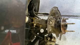 Replace wheel stud in 60 sec. w/ proper tool demo Brz/frs/gt86