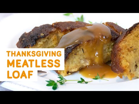 Vegan Thanksgiving meatless loaf recipe