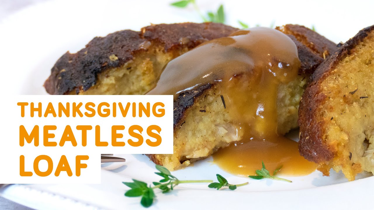 Vegan Thanksgiving meatless loaf recipe