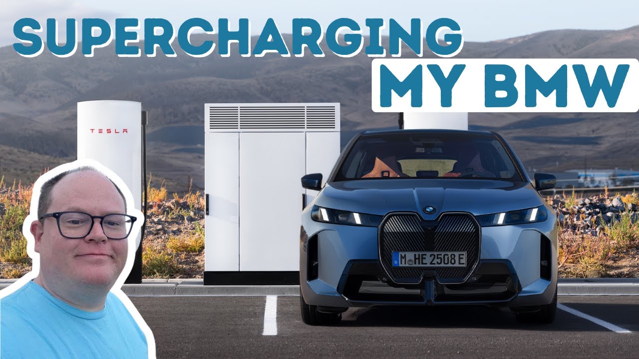 BMW получает доступ к станциям быстрой зарядки Supercharger! Заряжаю свой iX впервые.