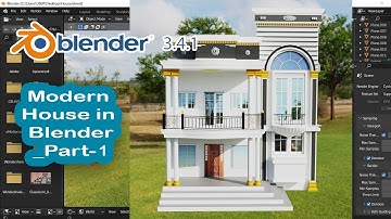 Modern House in Blender Part 1