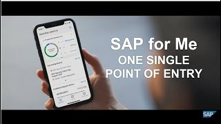 SAP for Me - Your Customer Portal from SAP | Sign In Now