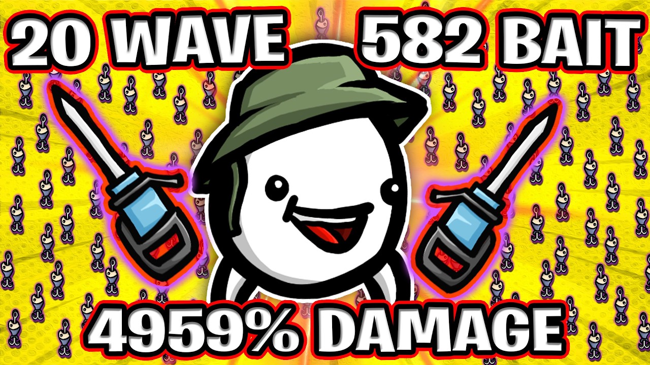 I BROKE the Bait Record for ABSURD Damage | Brotato Abyssal Terrors