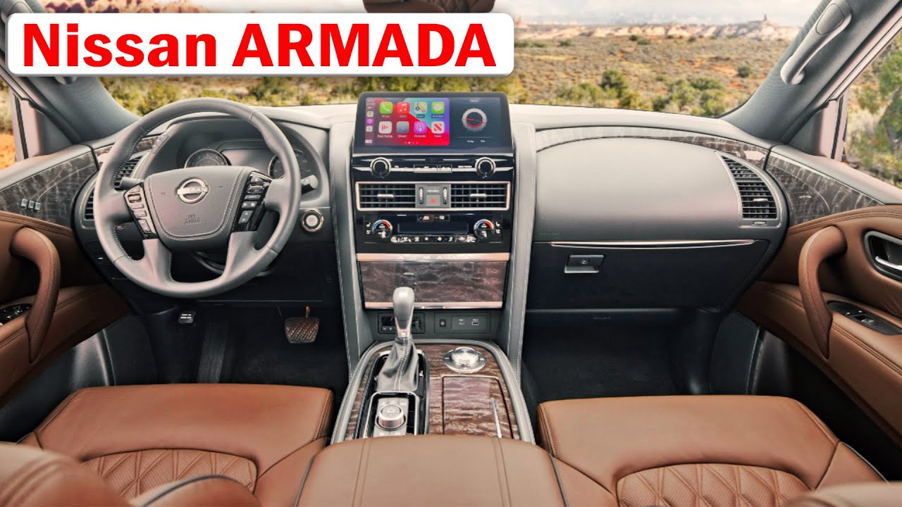 2021 Nissan Armada Interior preview YouTube