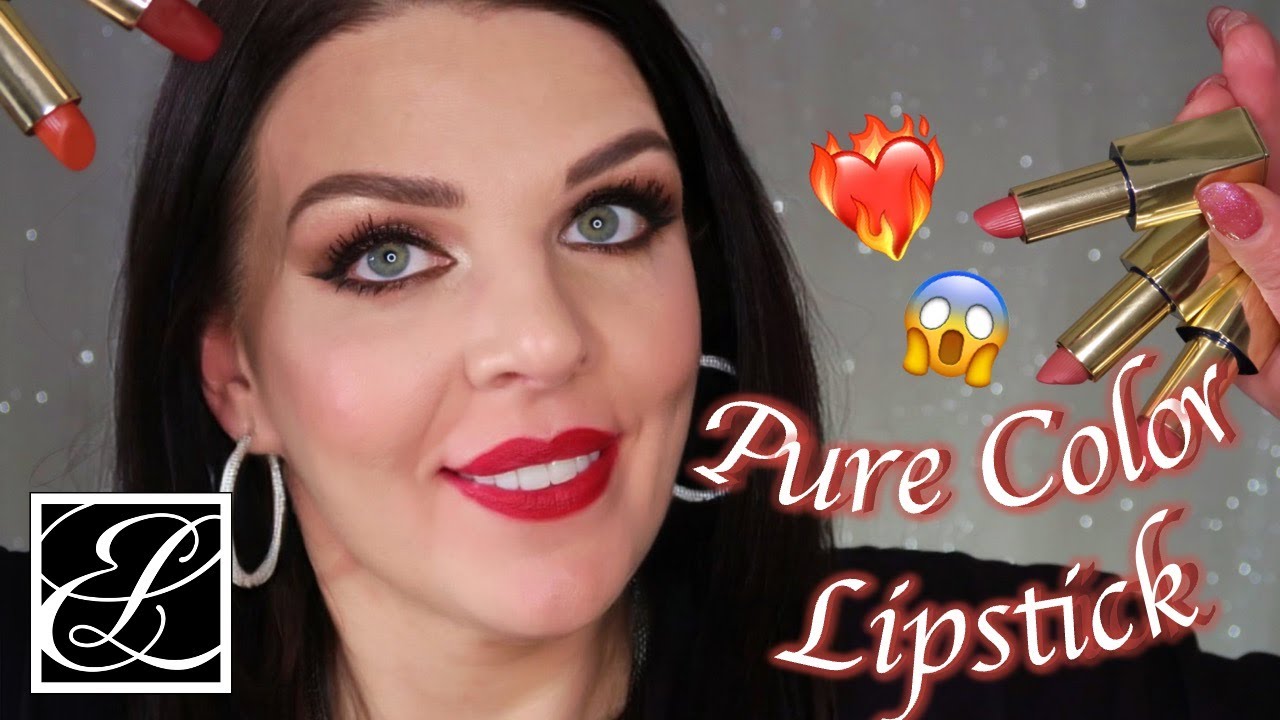 NEW Estee Lauder Pure Color Lipstick | Swatches, Prices & Review 😱 ...