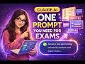 The AI Prompt That Turns Any Notes Into A Full Study Guide (I Use This Every Exam)