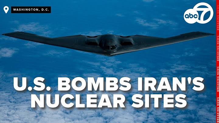 President Trump launches airstrikes on Iranian nuclear targets, joining Israeli military effort