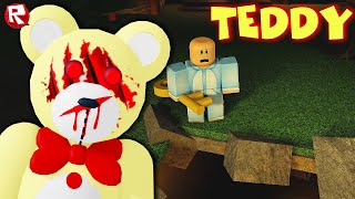 ОТДАЛА ПАПУ в ЖЕРТВУ КРОВОЖАДНОМУ МИШКЕ в роблокс | Teddy roblox