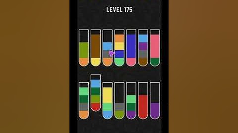 Water Sort Puzzle Level 175 Solved