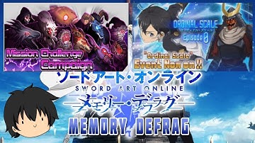Sword Art Online Memory Defrag | Part 32 | Ordinal Scale Episode 0 & Mission Challenge Campaign