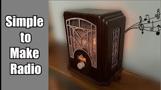 Custom Built Old Time Radio with a Modern Twist!