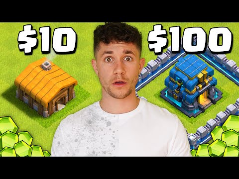 $10 VS $100 Clash Of Clans Account!
