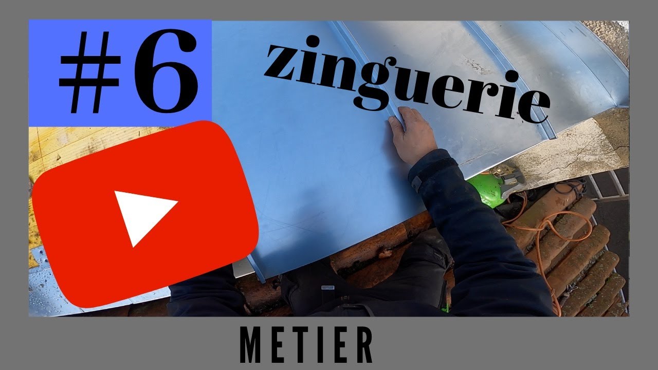 le metier de zingueur #6 ( mise en place de bac a joint debout)