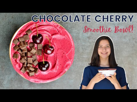 Chocolate Cherry Smoothie Bowl!
