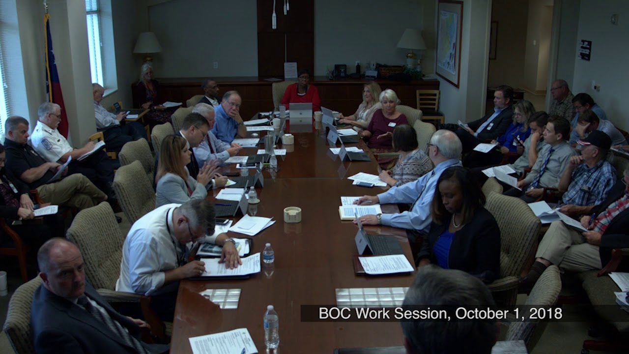Boc Work BOC Work Session 100118 - YouTube