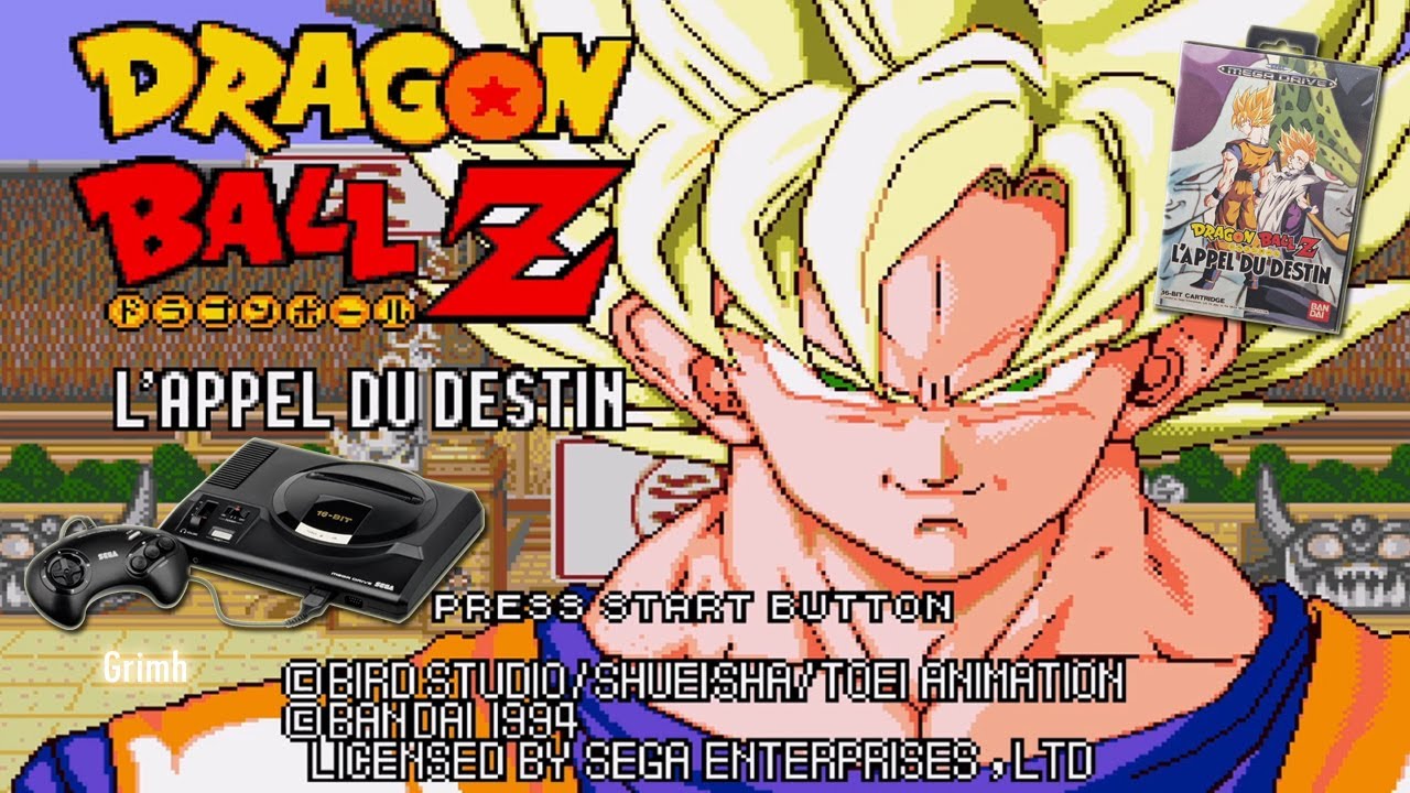 Dragon Ball Z L'Appel Du Destin - Jeu Mega Drive / Genesis - Bon État - Cartouche