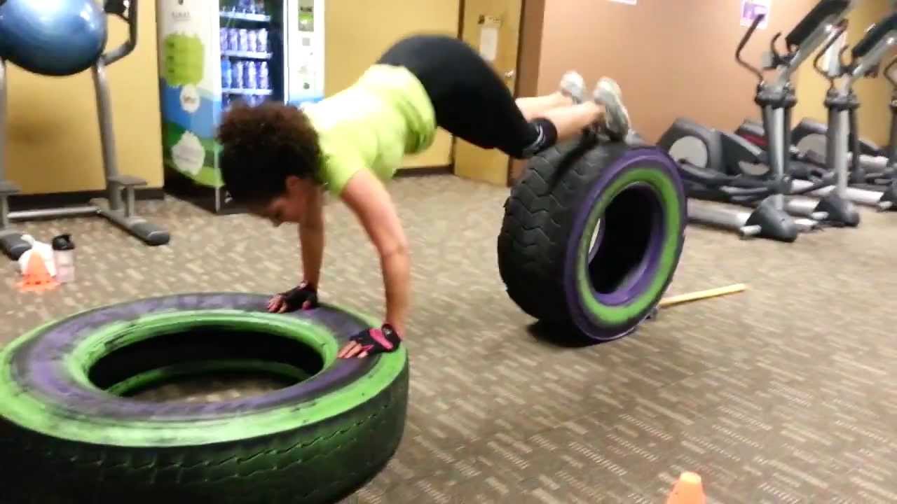 THE REGIS ABS AND CORE WORKOUT WITH TRUCK TIRES YouTube