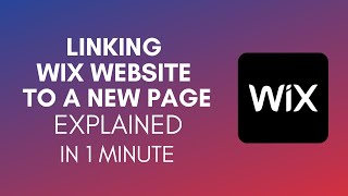How To Link Wix Website To A New Page In 2024