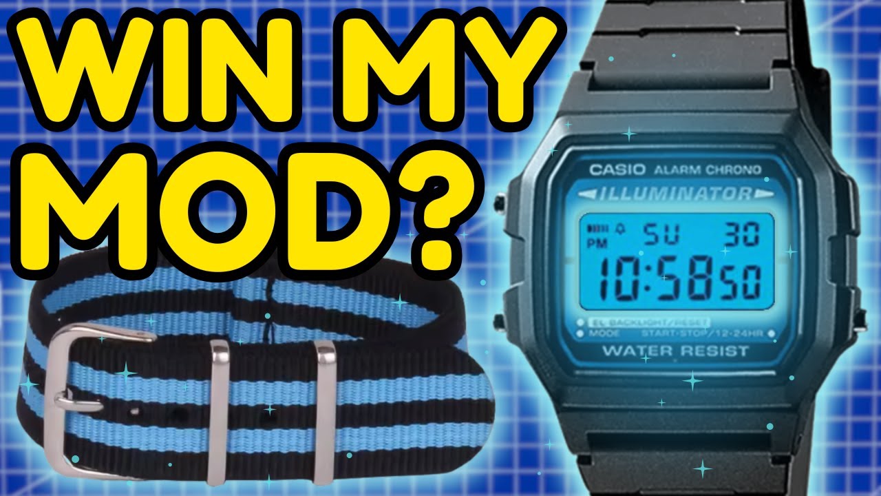 ⌚ Casio F-105W 1-Week Review + Mod (& WIN?) 🤩 - YouTube