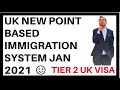 TIER 2 VISA | TIER 2 UK’s New Points-Based Immigration System | TIER 2 VISA UK FROM INDIA