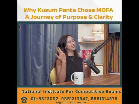Why Kusum Panta Chose MOFA  A Journey of Purpose & Clarity