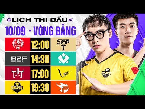 HQ vs SGP | B2F vs MDH | TDT vs VGM | HEV vs FL - ĐẤU TRƯỜNG DANH VỌNG MÙA ĐÔNG 2022 -VÒNG BẢNG 10/9