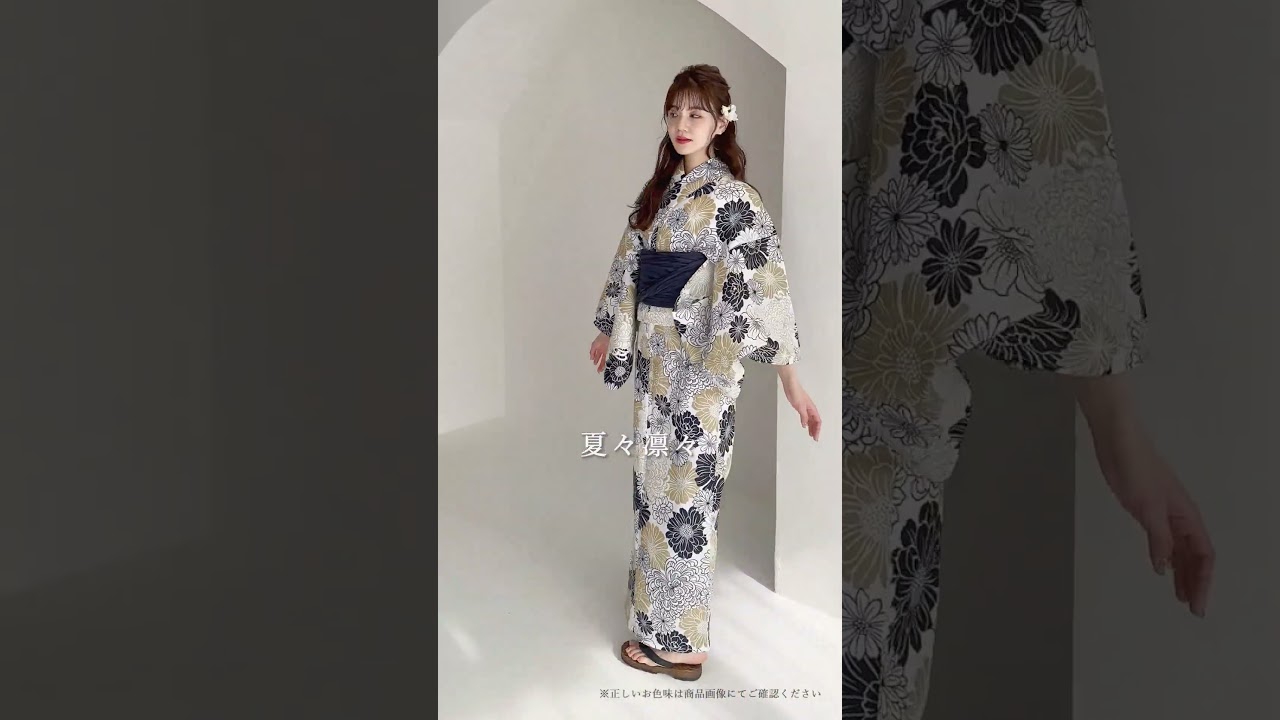 dita 浴衣5点セット　夏々凛々 2025 浴衣5点セット(ゆかた・帯・下駄・着付けマニュアル