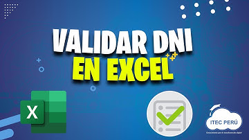 VALIDAR DNI EN EXCEL - TIP ITEC