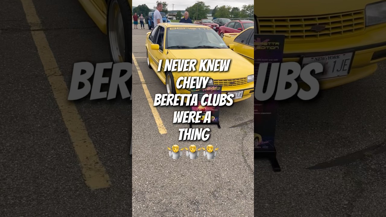 Chevy Beretta Fest! I Never Knew That Was A Thing! Berettas At Local Car Show! 😱😱
