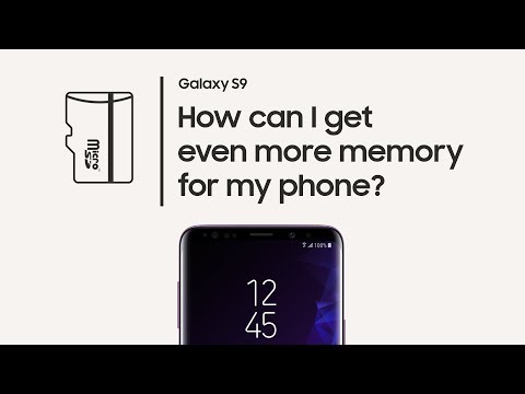 Galaxy S9: How to use Expandable Storage