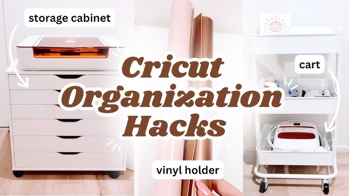 How to Organize your Cricut Machines and Supplies 