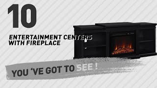 Real Flame Ashley Entertainment Center Gel Fireplace Dark Walnut Entertainment Centers With Fireplace // New & Popular 2017