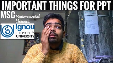 Presentation kesse banaye IGNOU environmental science k liye
