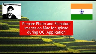 OCI Application | prepare Photo and Signature images for upload using Preview on Mac | subraman screenshot 5