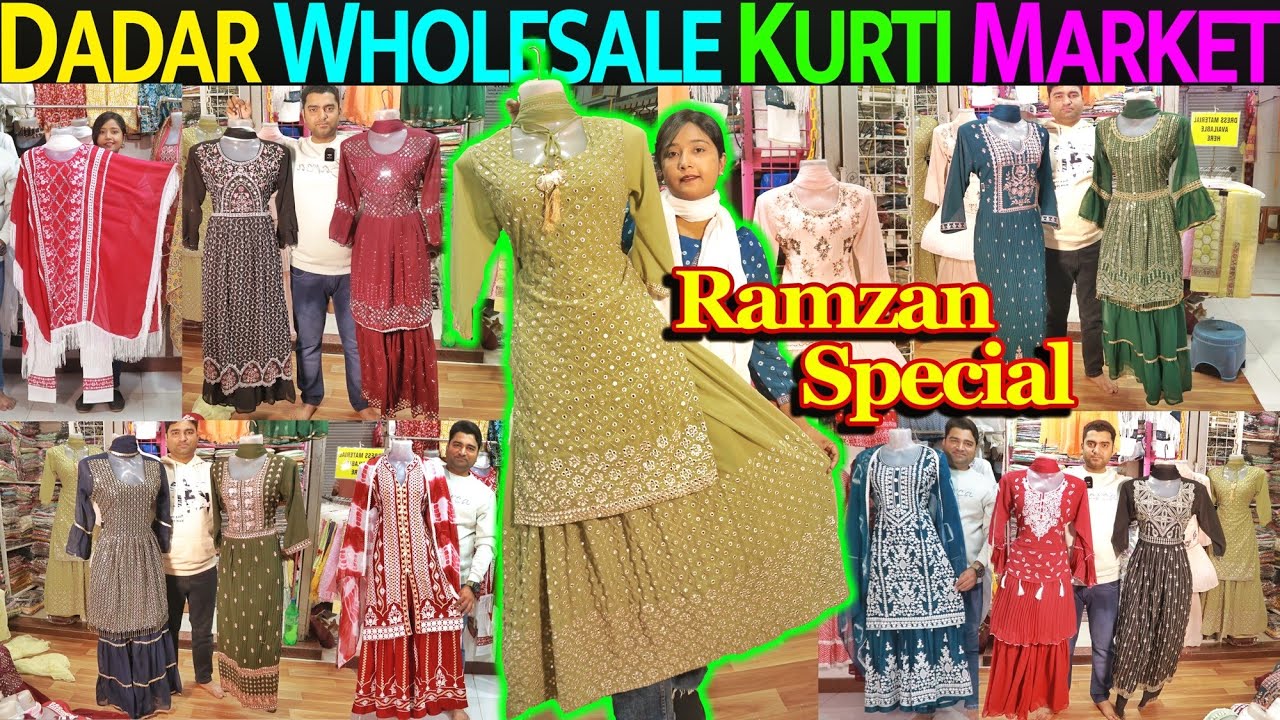 Dadar Market | Latest Kurti And Kurti Plazo Collection | Mumbai's Best Cheapest Markets