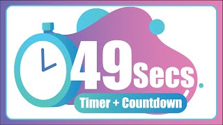 49 Seconds countdown Timer ⏱ with Alarm 🚨 (The Moments)